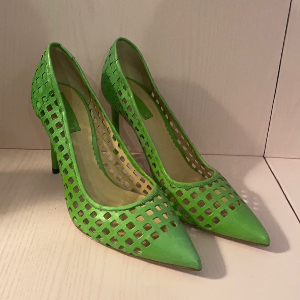 100MM Cut Out Reed Krakoff Pumps
